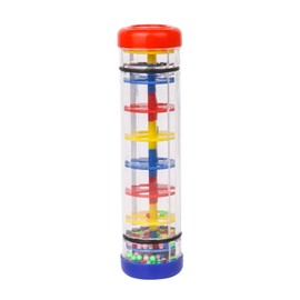 Musical Shake Rattle Hand Sensory Great Tubes for Sensory Development Rainmaker Plastic Colorful