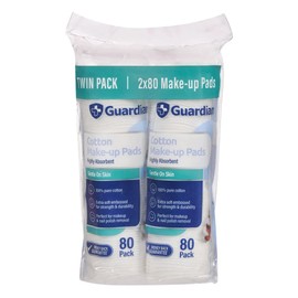 Guardian Make Up Pads 2 x 80 Pack