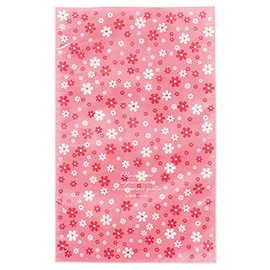 LVF-OP2 Wrapping Bags, OPP Bags, Lovely Flowers, L (50 Sheets)