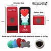 Dapper Dog Pet Tag Silencer and AirTag Holder (Black with