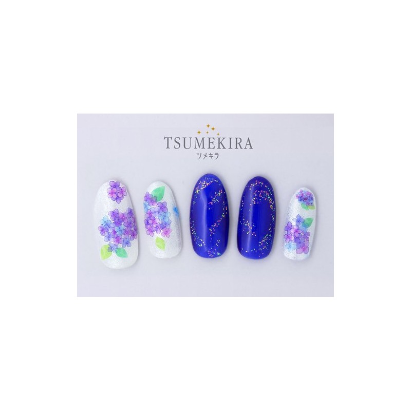 [Tsumekira] Hydrangea Nail Sticker