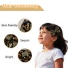 Leopard Hair Bows for Toddlers 2-4 Years Sparkly Hair Bow