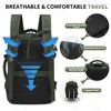 SUIKIHUM Lay Flat Carry on Travel Backpack, 30L Airline Approved,