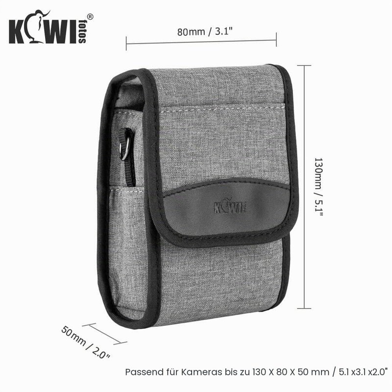 KIWIFOTOS Compact Camera Case for Sony ZV-1II ZV-1F ZV-1 RX100