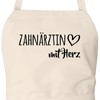 Huuraa Apron Dentist with Heart Gift Cotton Dentist Gift Idea,