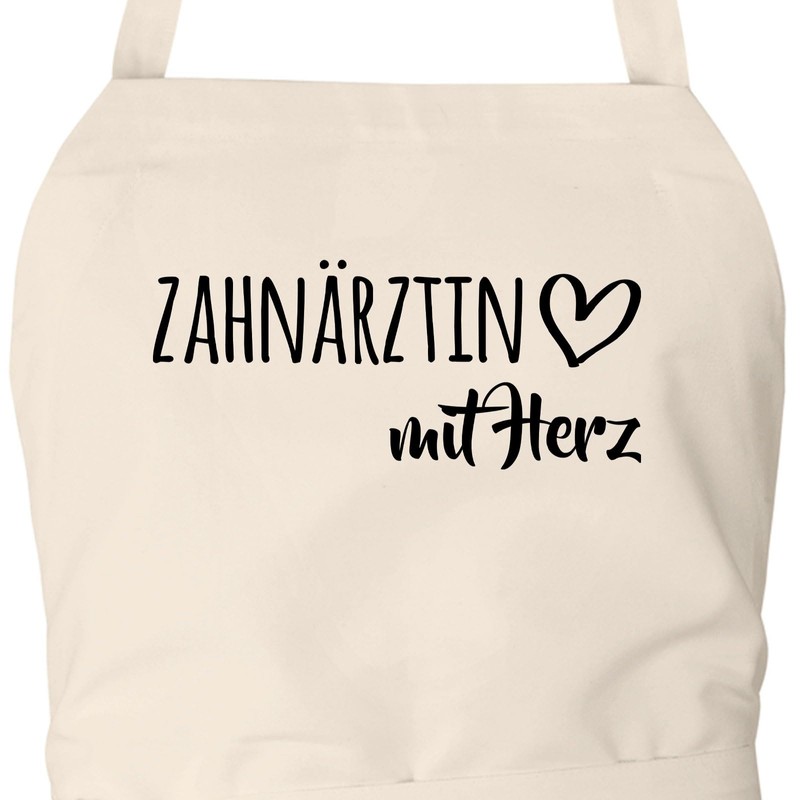 Huuraa Apron Dentist with Heart Gift Cotton Dentist Gift Idea,