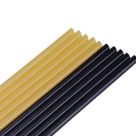 ToBeBold Glue Sticks Hot Melt Dent Repair Supplies Glue Gun Sticks Length 27cm * Diameter 0.7cm Black & Yellow 20pcs