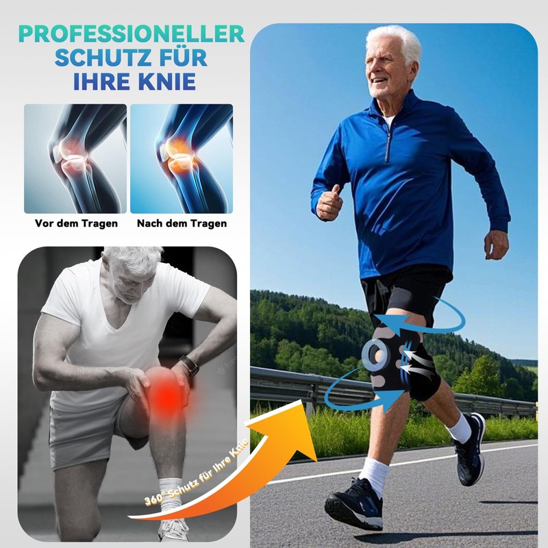 Winyoher Knee Support for Men and Women for Osteoarthritis, Meniscus,