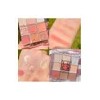 Paleta De Sombras 9 Colores Transparente Con Brillo Intenso