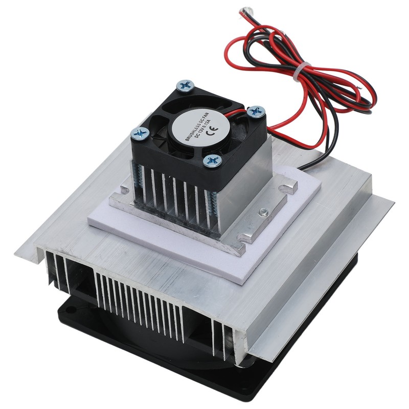 Peltier Cooler with Power Supply Semiconductor Refrigeration Cooling System DIY