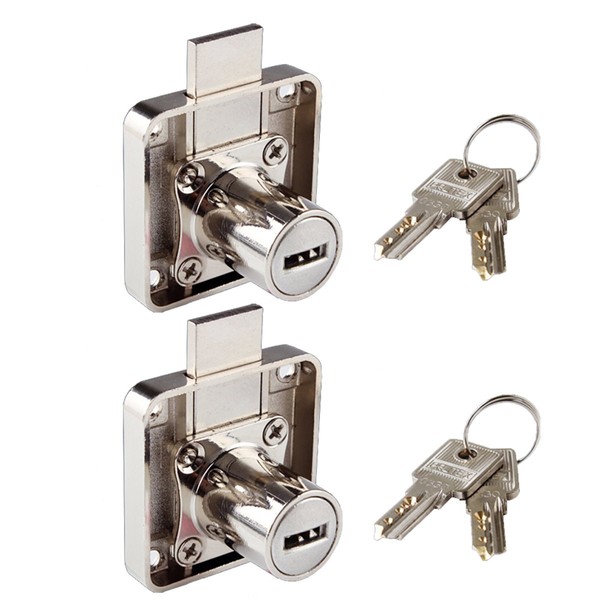 Drenky 2 PCS 19mm Security Drawer Cam Cylinder Door Mailbox