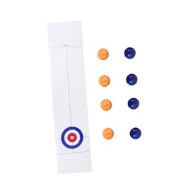 Kisangel Family Games Fun Curling Game Creative Tabletop for Adults Compact Indoor Outdoor for Family Bonding Picnics