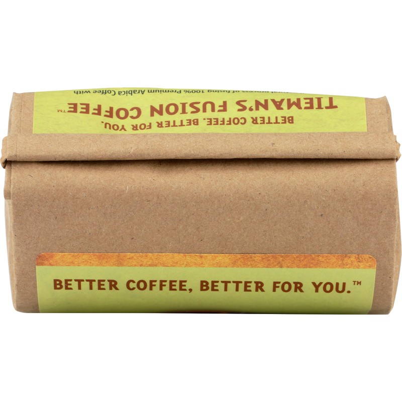 TIEMANS COFFEE Premium Ground Dark Coffee, 10 OZ