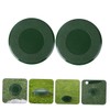 SUPVOX 2pcs Green Hole Cup Cover for Golf Training Durable