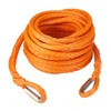 Ucreative 3/8 Inch x 50 Feet Synthetic Winch Rope Extension