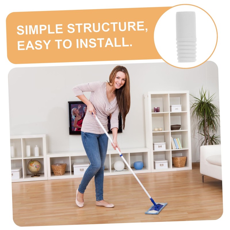 KOMBIUDA 20pcs Mop Handle Adapter Kit Threaded End Replacement Tips