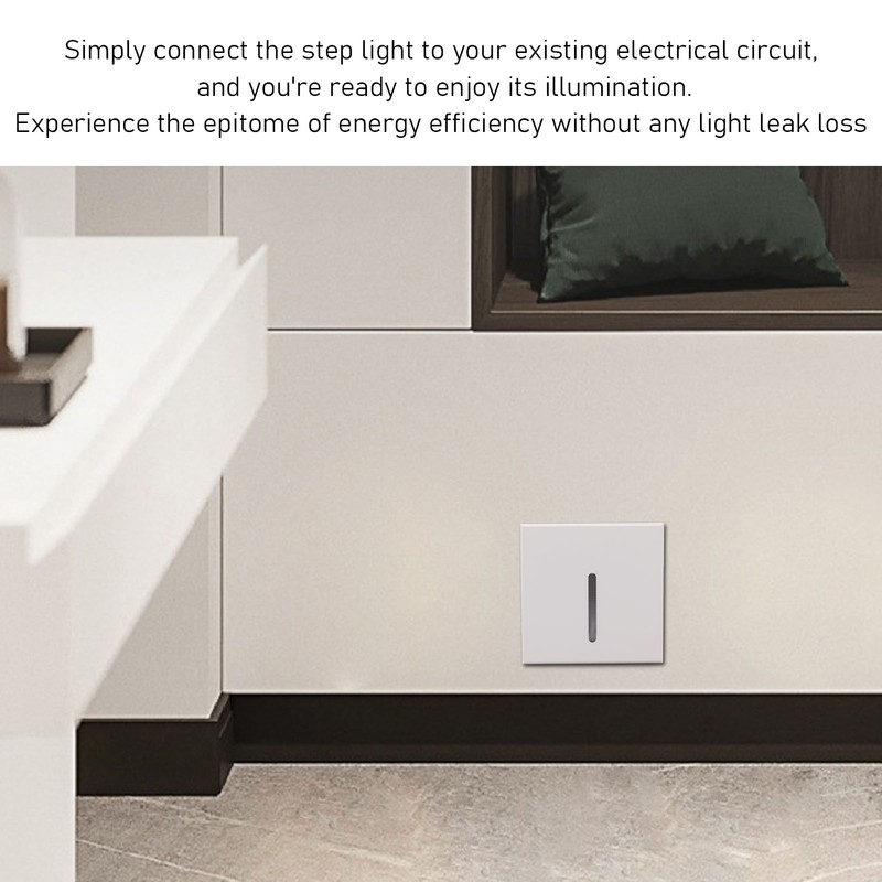 LED Indoor Step Light 4000K Natural Light Horizontal Stairway Lighting