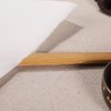 2Pcs 9.84 Inch Bamboo Envelope Opener Long Handle Desk Office