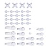 TopHomer 43 Pcs Concrete Wall Hooks Picture Frame Hangers Without
