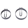 Acpetdr 2pcs Egg Ring, Mould Egg Ring, Stainless Steel Egg