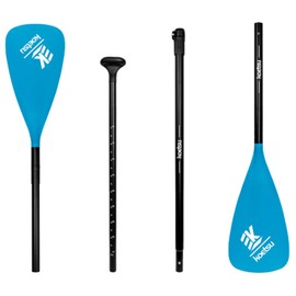 NorthPada Surf Paddleboard SUP Paddleboard Paddle Removable Single and Double Head Dual Purpose Paddle Inflatable Kayak Aluminium PP Blade Blue
