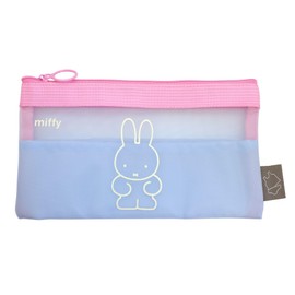 Green Flash Miffy Mesh Pen Pouch Blue