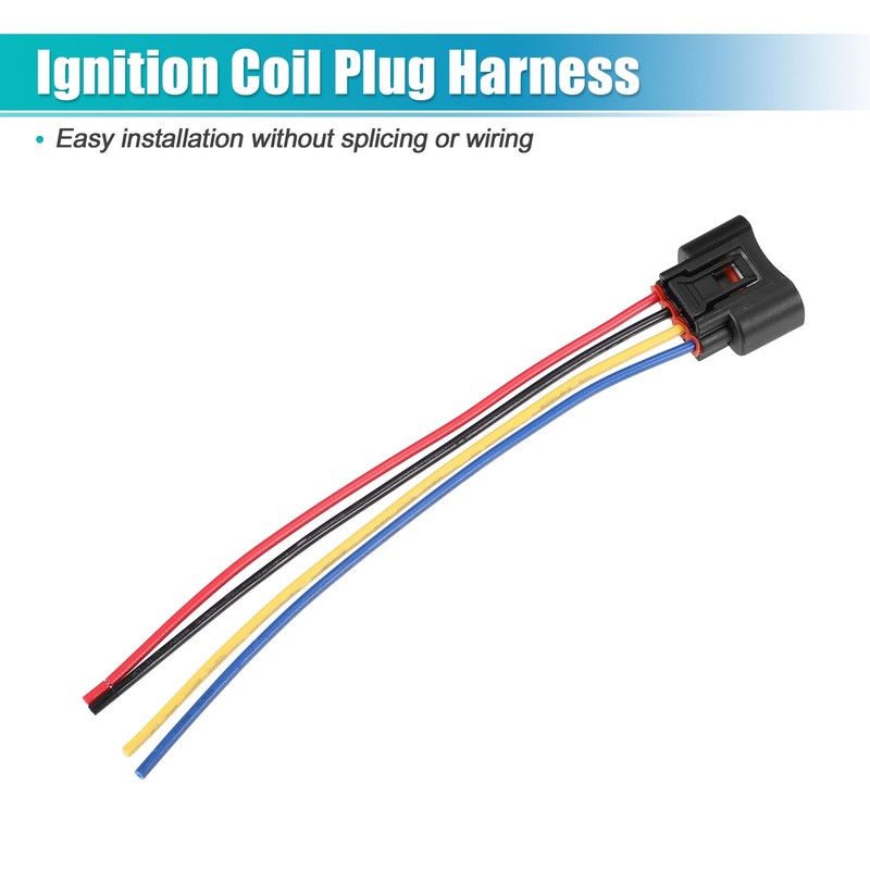 uxcell 4pcs Ignition Coil Connector for Scion TC L4 2.4L