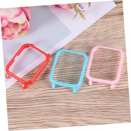 Housoutil 3pcs TPU Protective Watch Case Cover for Anti-Scratch Lightweight Design Red and Easy to Install Full Edge