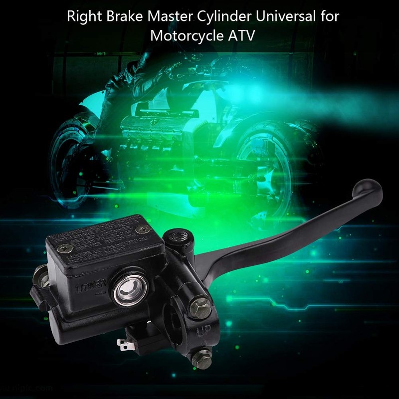 Universal Motorcycle Right Brake Master Cylinder Premium Quality Stable Performance