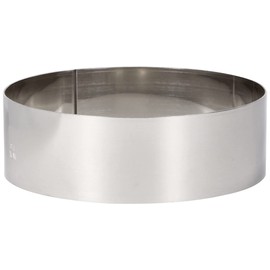 Gobel - Moussering aus Edelstahl Ø 14 cm - Backring aus Edelstahl - Höhe 4,5 cm - Schnelle und perfekte Entformung - Höchste Qualität