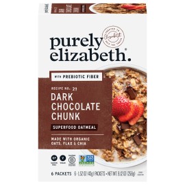 UD_Purely Elizabeth Breakfast Cereal Oatmeal Chocolate Chunk 6pk Case of 6-9.12 oz Boxes Bottles Cups Bulk for Children