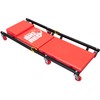 BIG RED Rolling Garage/Shop Creeper: 2-Piece, 36" Padded Mechanic Cart