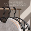 Plastic Clothes Hanger, Extra Thick Plastic Wide Shoulder Adult Slip