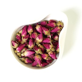 GOARTEA 50g / 1.76oz Natural Red Rose Bud Dried Edible Petal Flower Chinese Herbal Tea