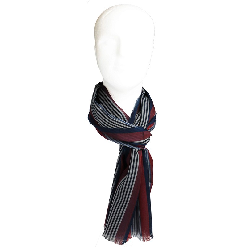 Rotfuchs Cotton Scarf Women's Scarf Summer Scarf Men's Scarf Blue