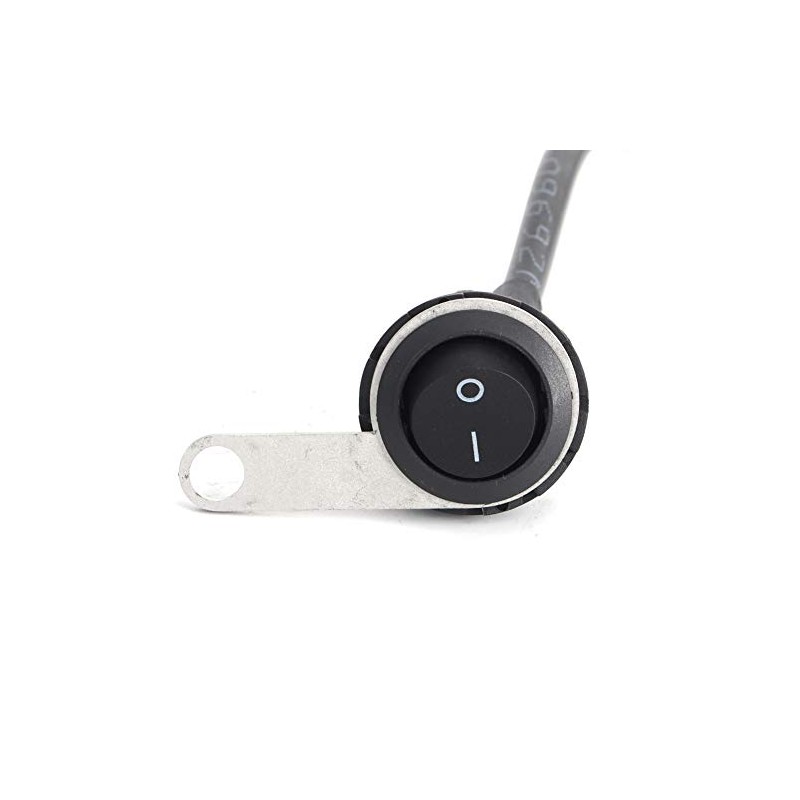 Motorcycle Waterproof Switch Motorcycle Headlight Switch Waterproof Single Steel Headlight
