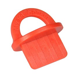 Myard Red 20 Packs 1/8 Inch Deck Spacer with Bright Color Easily Spotting, Easy Pull, Deck Board Jig Spacer Rings for Pressure Treated, Composite, PVC, Plank, Hardwood Decking Tool (DJS3.2)