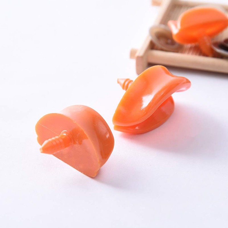 HEALLILY 50 Pieces Plush Toy Making Supplies Duck Mouth 24mm
