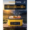 TaskStar Heated Lunch Box, Cordless Battery Powered Electric Lunchbox