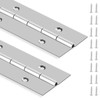 2PCS Heavy Duty Piano Hinge 12 Inch Continuous & Piano