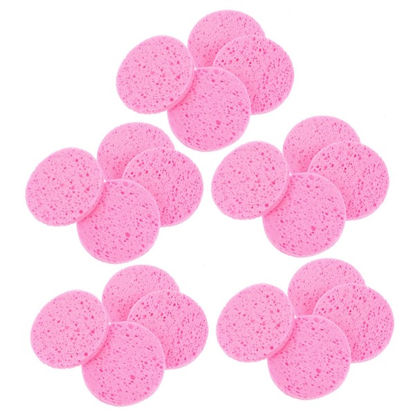 Baluue 20pcs Facial Makeup Remover Pads Soft Skin-friendly Sponges for