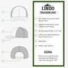 LINDO Trucker Hat - GO Outdoors (Gray/White)