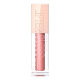 Maybelline Gloss hidratante para labios Lifter Gloss Tono 003 Moon, 5.4ml - Brillo de labios de larga duración, formulado con Ácido Hialurónico, sin sensación pegajosa