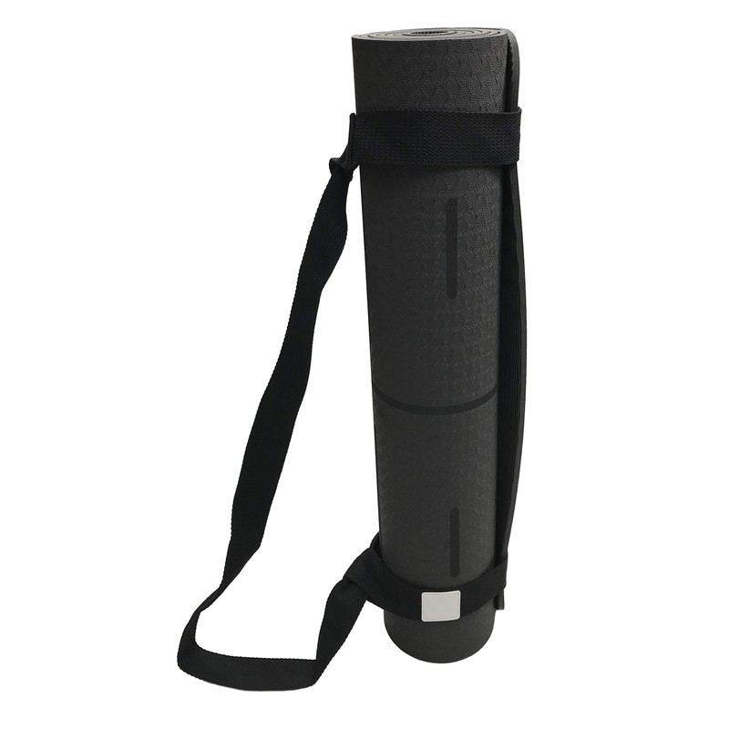 Yoga Mat Bag/Strap - for Most Yoga Mat (Black)