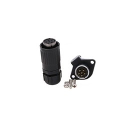 ZBLZGP HP20 Waterproof Aviation Connector Electrical Cable Plug and Socket for RV Solar LED Light Connector (6 Pin, Female Plug + Male Socket)