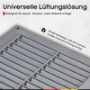Steinberg14 Grey Ventilation Grille 250 x 170 mm - Plastic