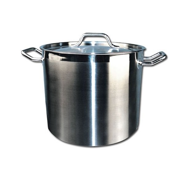 Winware Stainless Steel 32 Quart Stock Pot with Cover