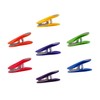 trendfinding 70 rainbow clothes pegs colourful with stainless steel springs