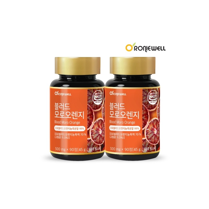Ronywell Blood Moro Orange 500mg 90 Tablets / 로니웰 블러드