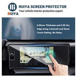 Ruiya 2024 Sierra 1500(AT4, AT4X, Denali, Denali Ultimate) Screen Protector for GMC Sierra 1500 Accessories 9HD Tempered Glass Compatible with 2022 2023 2024 2025 GMC Sierra 1500/Sierra 2500HD(13.4-in)